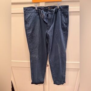 Tailor Vintage Blue Casual Pants